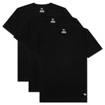 Essential Three Pack Tees - Black