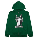 Fetish Zip Hoodie - Green
