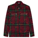 Nocturnal Woven Work Jacket - Dark Red