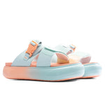 Suede Mayu Sandal Summer Camp - Nitro Blue/Peach Pink