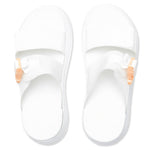 Women's Suede Mayu Sandal - White/Nimbus Cloud/Fizzy Melon