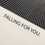 Falling For You Graphic Tee - White
