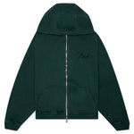 Full Zip Hoodie - Emerald Green