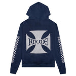 Graphic Hoodie - Classic Checkers Blue