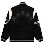 Lightning Varsity Jacket - Black