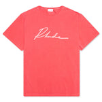 Logo Script Graphic Tee - Red