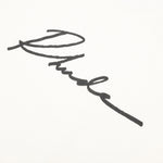 Logo Script Graphic Tee - White