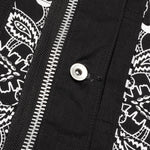 Archive Print Mix Jacket - Black/Navy