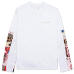 Archive Print Mix L/S T-Shirt - White