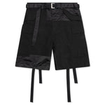 Cotton Nylon Oxford Short - Black