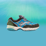 Saucony x FRESH RAGS Grid Web 'Manatee' - Grey/Blue
