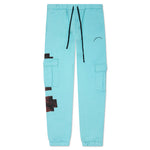 Cross Cargo Sweatpants - Teal