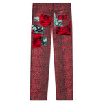Patchwork Hiker Pants - Cherry