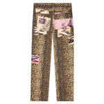 Patchwork Hiker Pants - Leopard