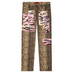 Patchwork Hiker Pants - Leopard