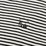 Striped Logo L/S Tee - Grey Striped