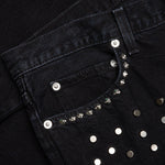 Studded Jeans - Black