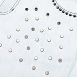 Studded Jeans - Light Wash