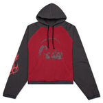 Tribal Batwing Hoodie - Red/Black