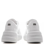 Velcro Strap Platform Sneakers - Optic White