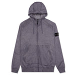 Dust Color Treatment Zip Sweatshirt - Magenta Melange