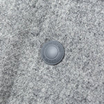 Downfilled Snap Front Vest - Light Grey