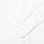 Elbow Patch Straight Fit Button Down L/S Shirt - White