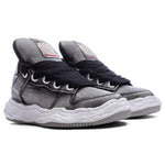 Wayne Puffer Low OG Sole Brushed Shrink Leather - Black