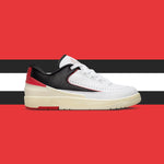 Women's Air Jordan 2 Retro Low - White/University Red/Coconut Milk