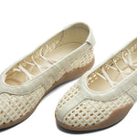 Women's Taekwondo Mei Ballet - Cream White/Cream White/Gum
