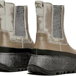 Fitflop - Women's F-mode Leather Lace-up Flatform Ankle Boots