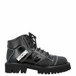 Moschino - Women's Logo-print Leather Boots