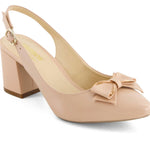 Andrea - Women's Slingback And Bow Pumps