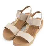 Andrea - Women's T-strap Wedge Sandal