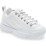 Fila - Women's Disruptor Zero Pearl Leather Sneakers