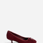 Intentionally Blank - Women's Bina Suede Kitten Heel Shoes