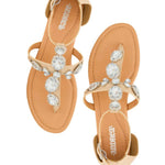 Andrea - Women's Jewel Embellished Sandal