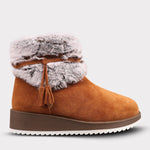 Lamo - Women's Bailee Suede Zip-up Wedge Boot