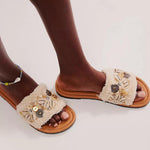 Free People - Women's Shipwreck Surf Shell Sandals