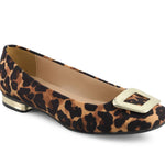 Andrea - Women's Dama Animal Print Ballet Flats