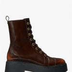 Michael Kors - Women's Blake Burnished Leather Combat Boots