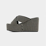 Shu Shop - Women's Woven Platform Wedge Sandal