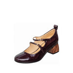 Antelope - Women's Nicolete Double Strap Mary Jane Block Heel