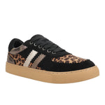 Hey Girl By Corkys - Women's Rizz Leopard Lace Up Sneakers