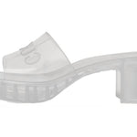 Gucci - Women’s Transparent Rubber Slide Sandals