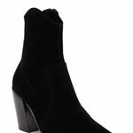 Jeffrey Campbell - Women's Jolena Suede Leather Western Ankle Bootie