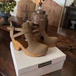 Ccocci - Women's Nubuck Clog With Heel