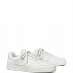 Tory Burch - Women's Clover Court Leather Sneakers