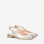 Agl - Women's Sandy Metallic Block Flat