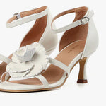 All Black - Women's Flower Princess Sandals